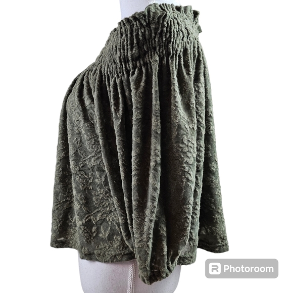 Deletta Anthropologie Off Shoulder Embroidered Lace Peasant Top in Small - Picture 6 of 11